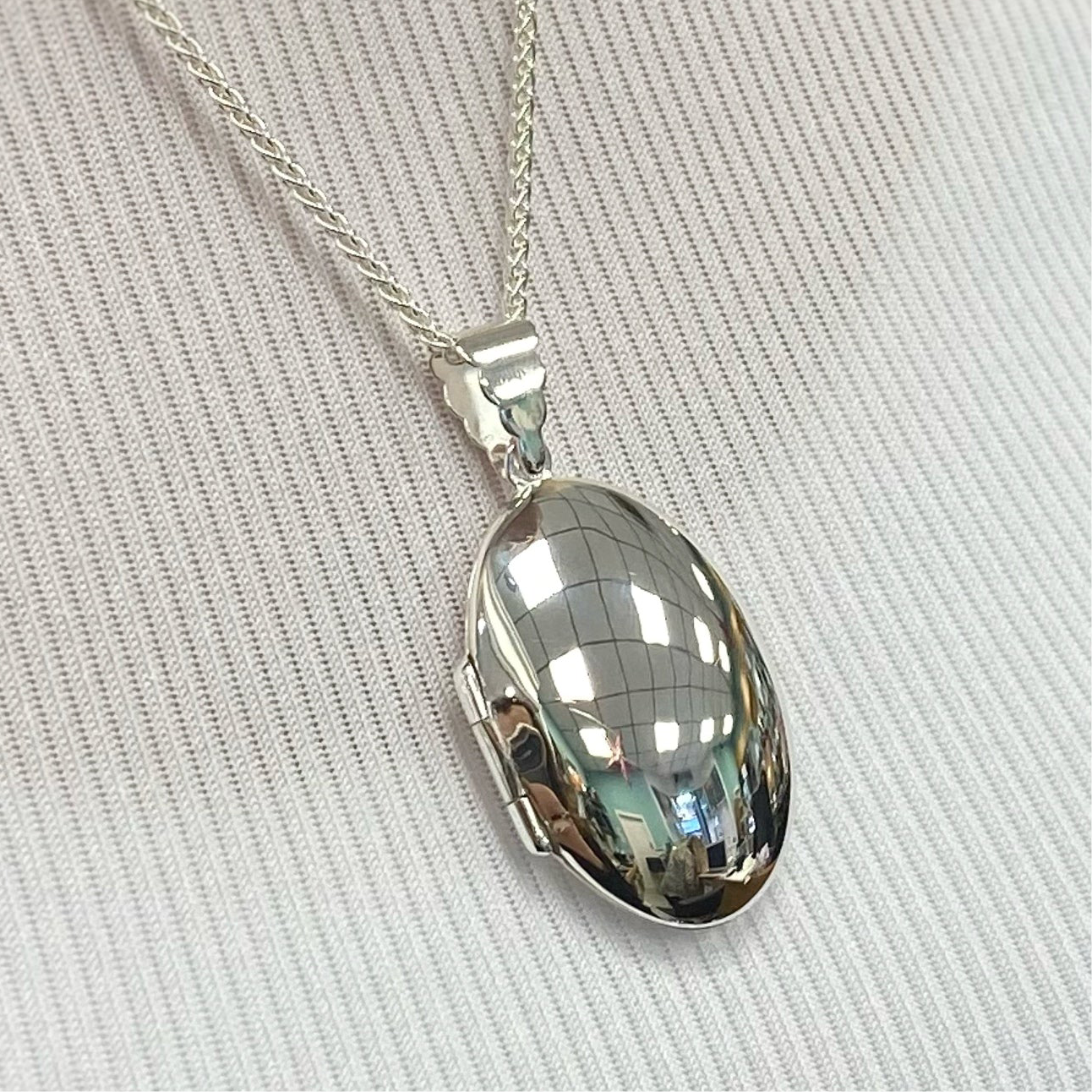 Plain Sterling Silver Locket