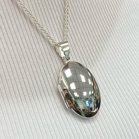 Plain Sterling Silver Locket