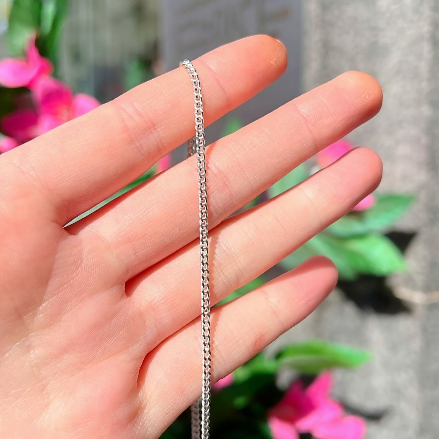 Unusual Sterling Silver Irregular Shaped Pearl Drop Pendant