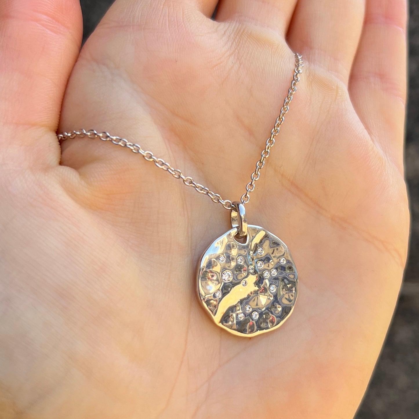 Sterling Silver Star Sign Constellation Necklace