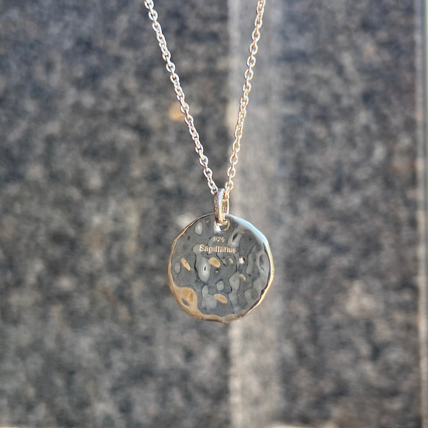Sterling Silver Star Sign Constellation Necklace