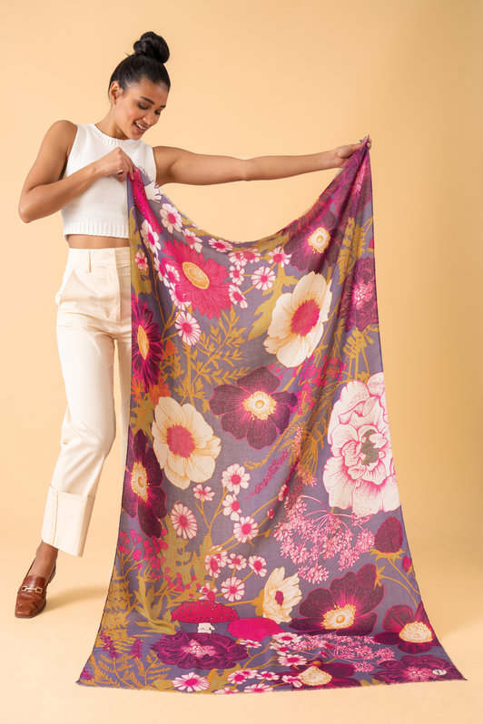 Powder Accessories Printed Wild Woodland Scarf