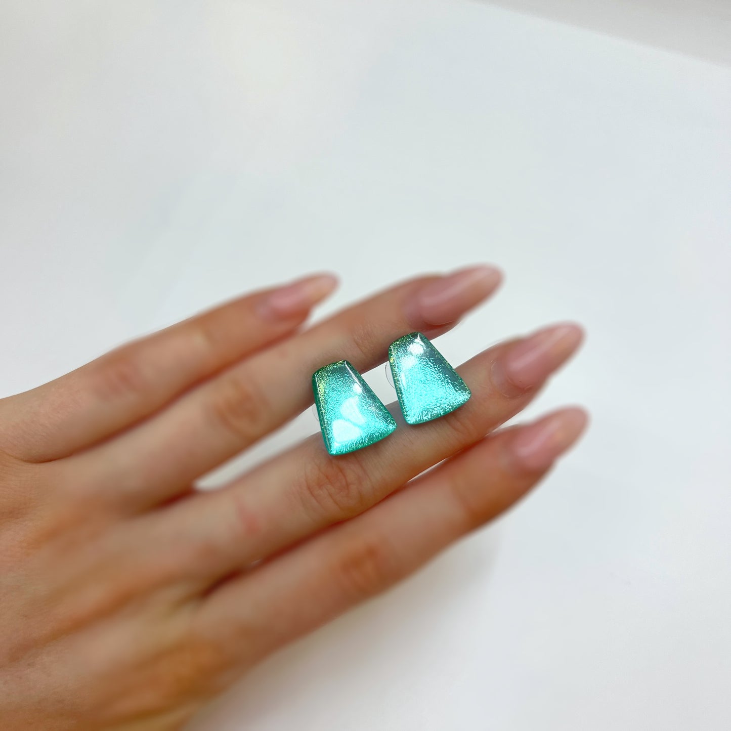 Watch This Space’ Turquoise Blue Stud Earrings