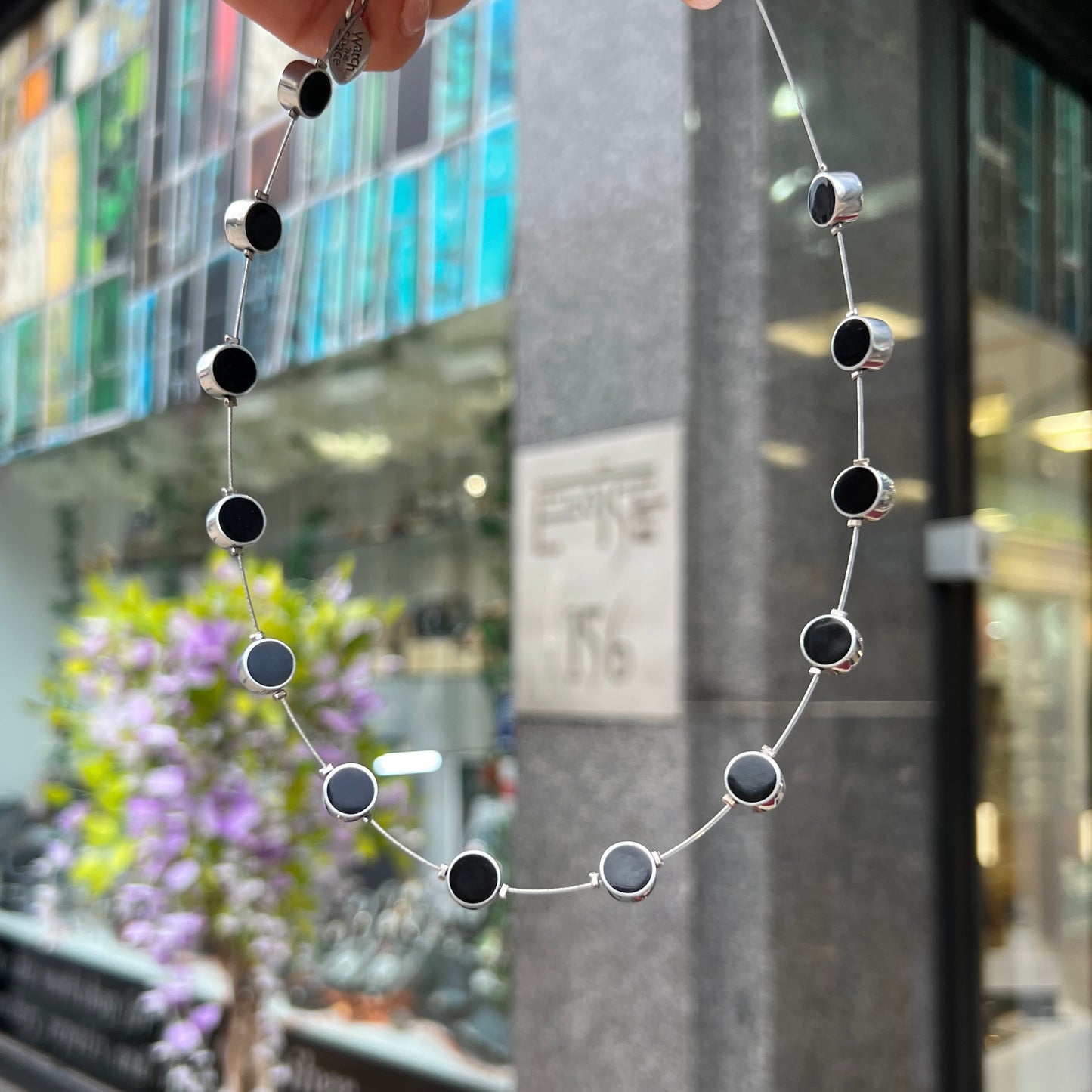 ‘Watch This Space’ Pale Blue Dot Necklace