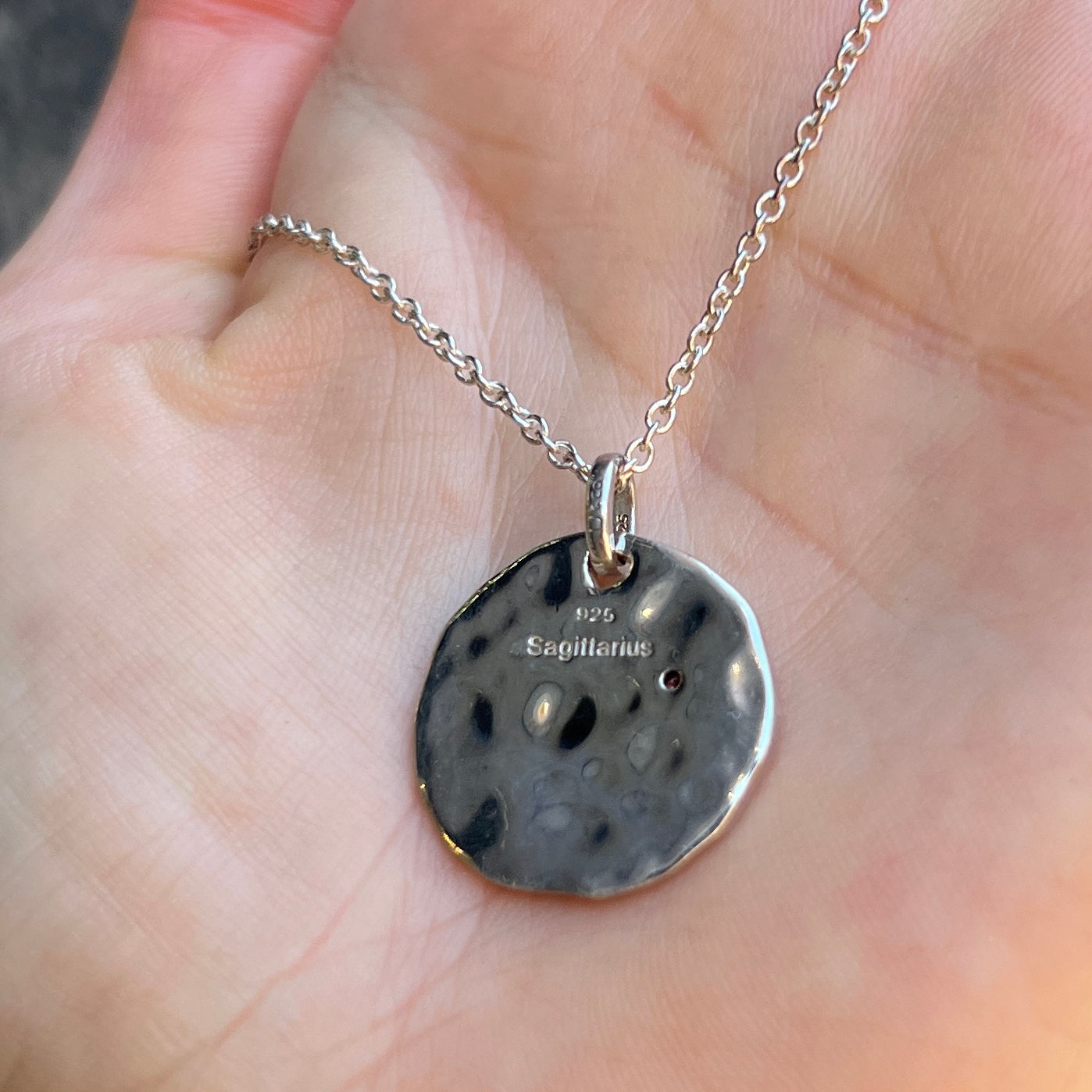 Sterling Silver Star Sign Constellation Necklace
