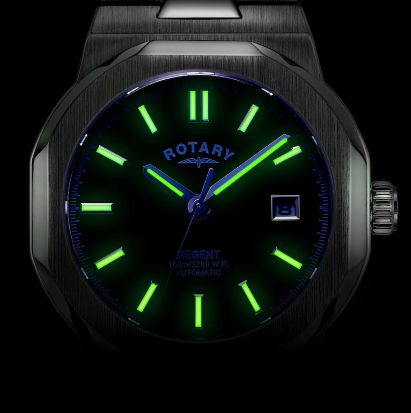 Rotary Regents Automatic Men's Stainless Steel Watch