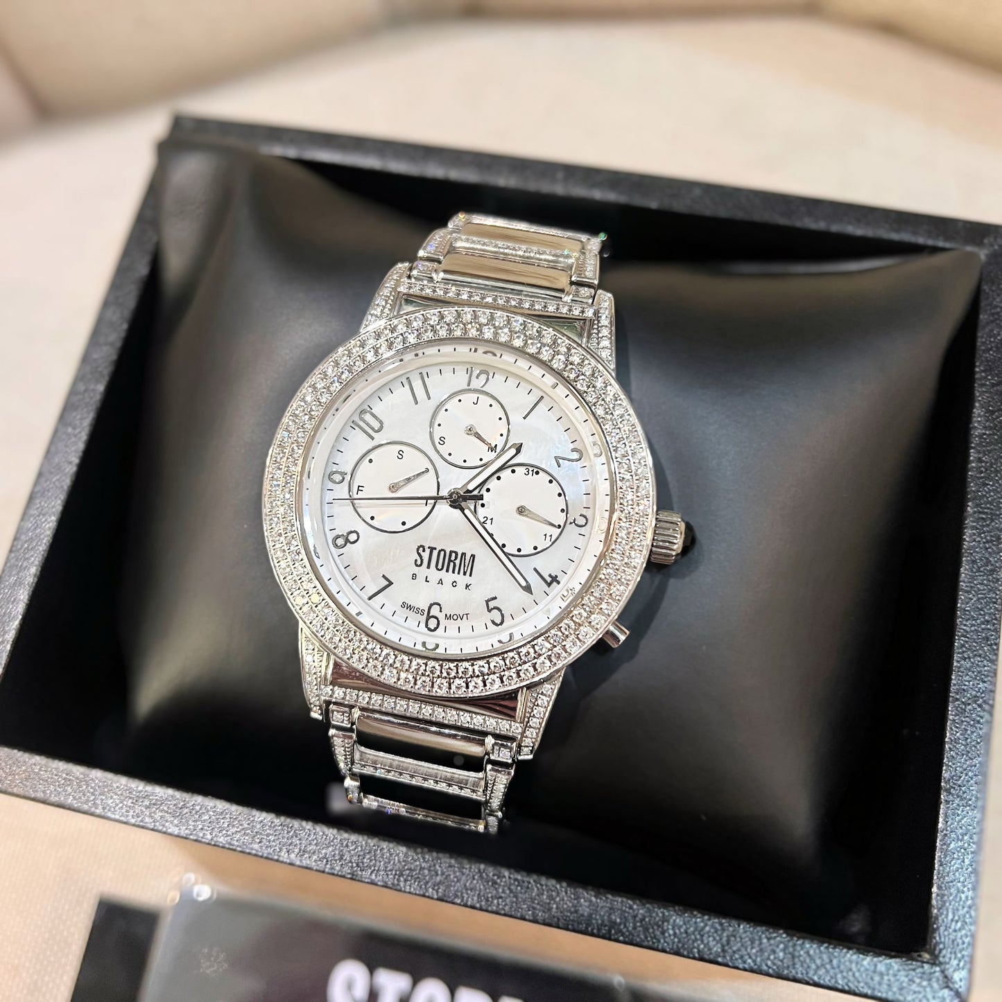 STORM Black Collection Diamond Elody Ladies Watch