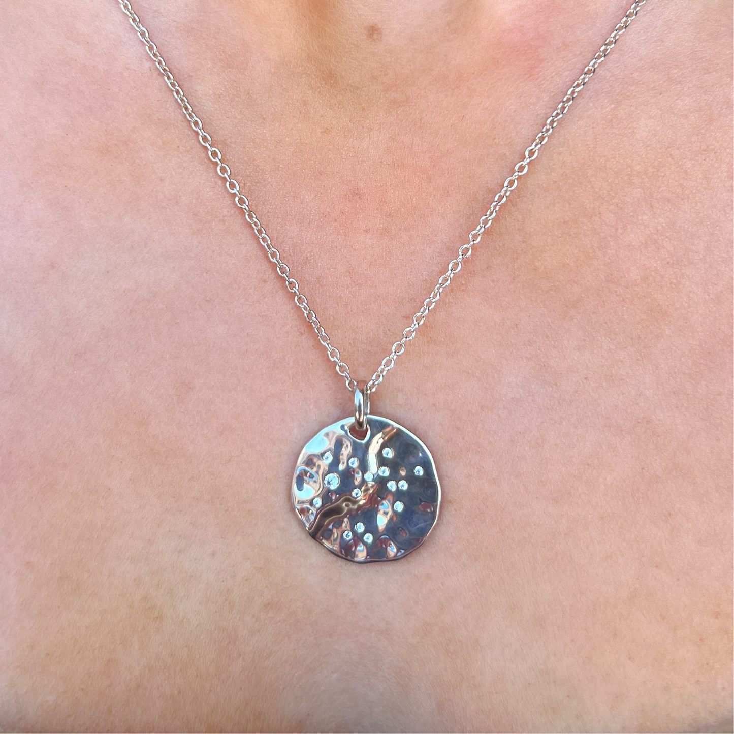 Sterling Silver Star Sign Constellation Necklace