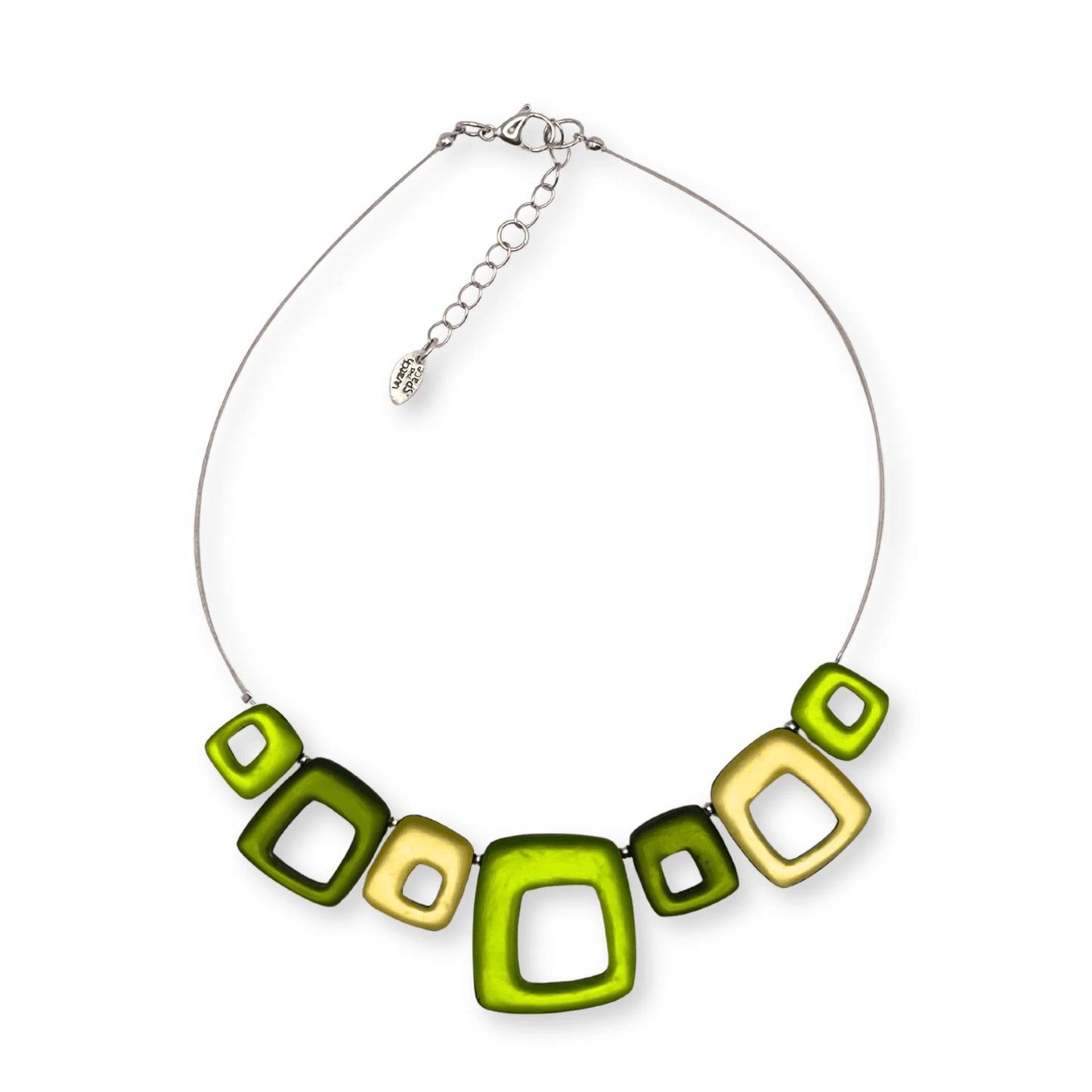 Pre-Order | Citrus Hollow Squares Necklace | Watch This Space