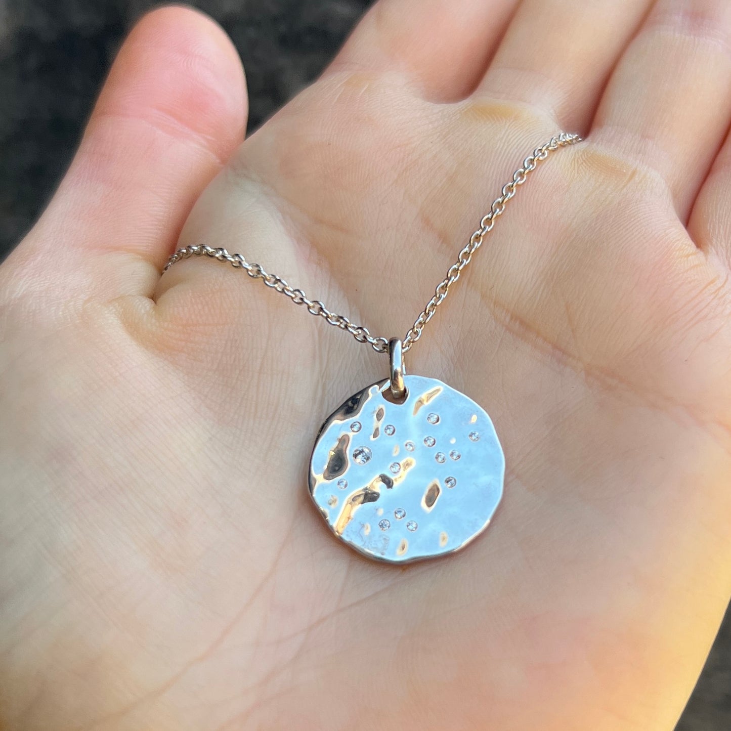 Sterling Silver Star Sign Constellation Necklace