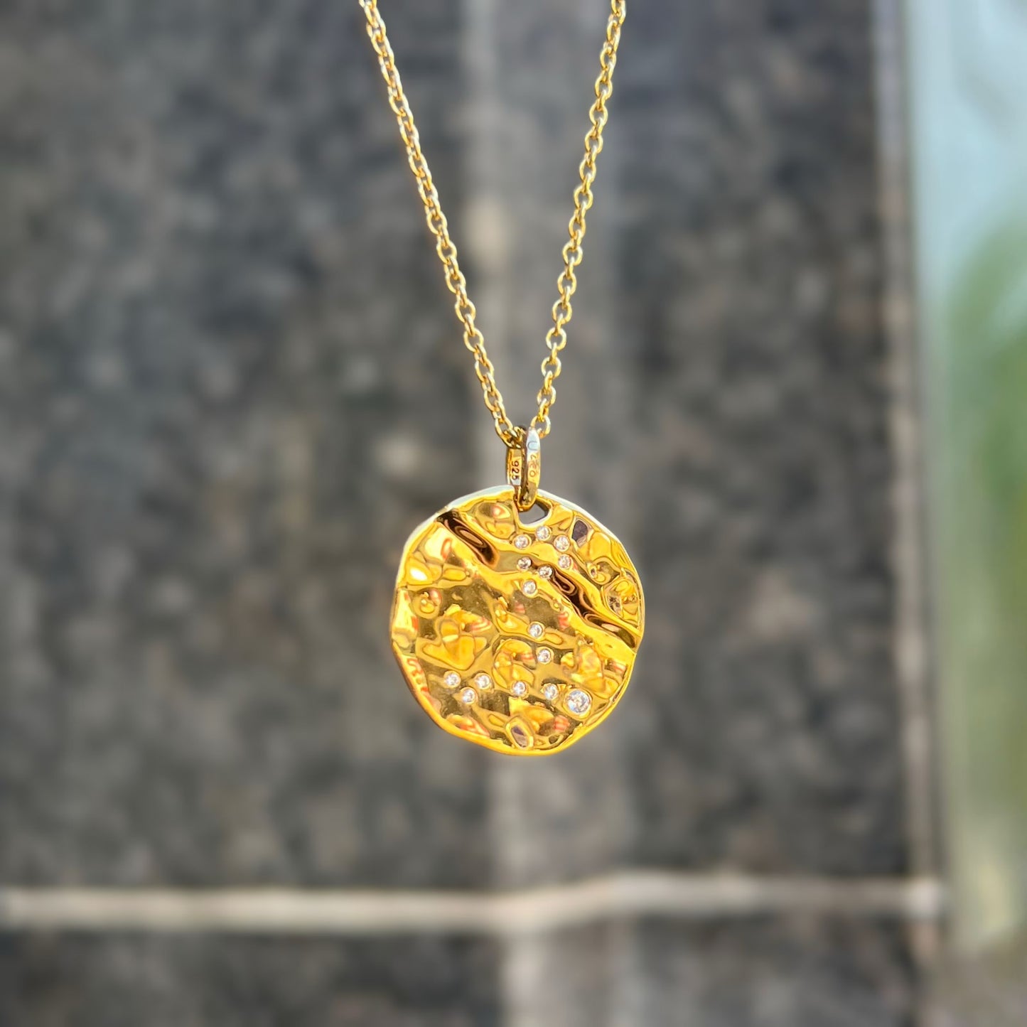 9ct Yellow Gold Plated Star Sign Constellation Necklace