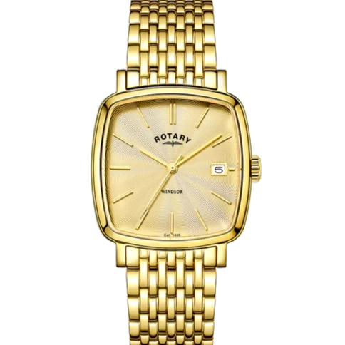 Rotary Gold Plated Windsor Gents Watch