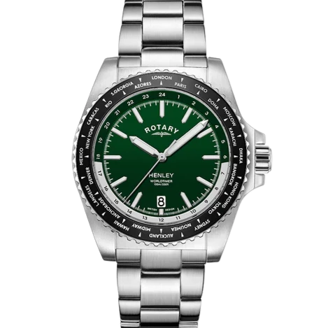 Rotary green watch best sale