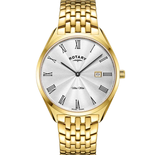 Rotary Gold Ultra Thin Gents Watch