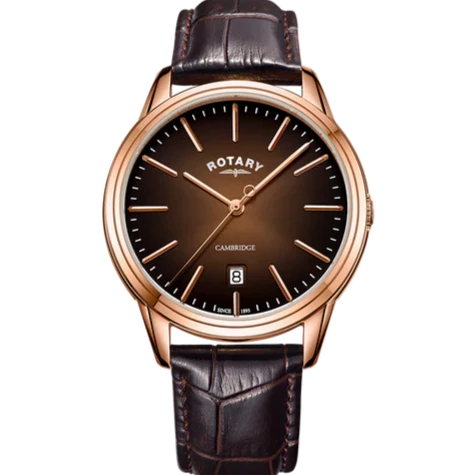 Rotary Rose Gold Cambridge Gents Watch Eloise Jewellery