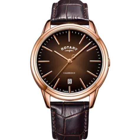 Rotary Rose Gold Cambridge Gents Watch