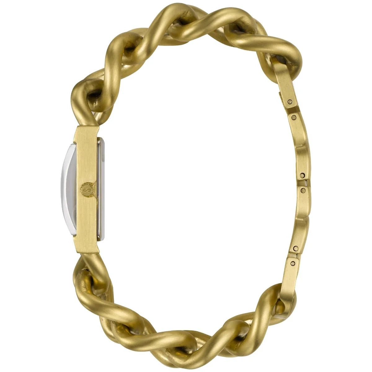 STORM Ladies Sansa Gold Steel Silver Dial Bracelet Watch