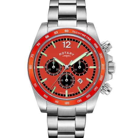 Rotary Avenger Burnt Orange Chronograph Gents Watch Eloise Jewellery