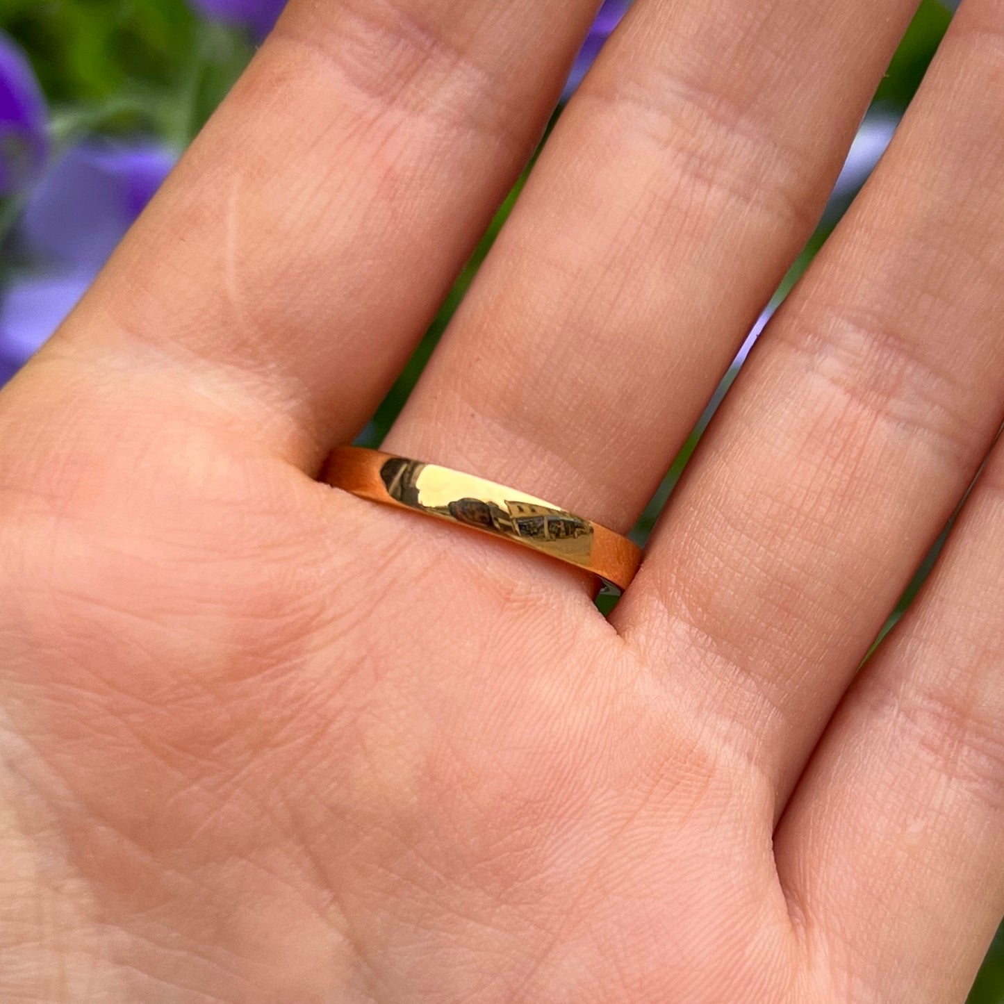 Sif Jakobs Biella Piccolo Ring - 18ct Gold Plated Sterling Silver with White Zirconia - Size N