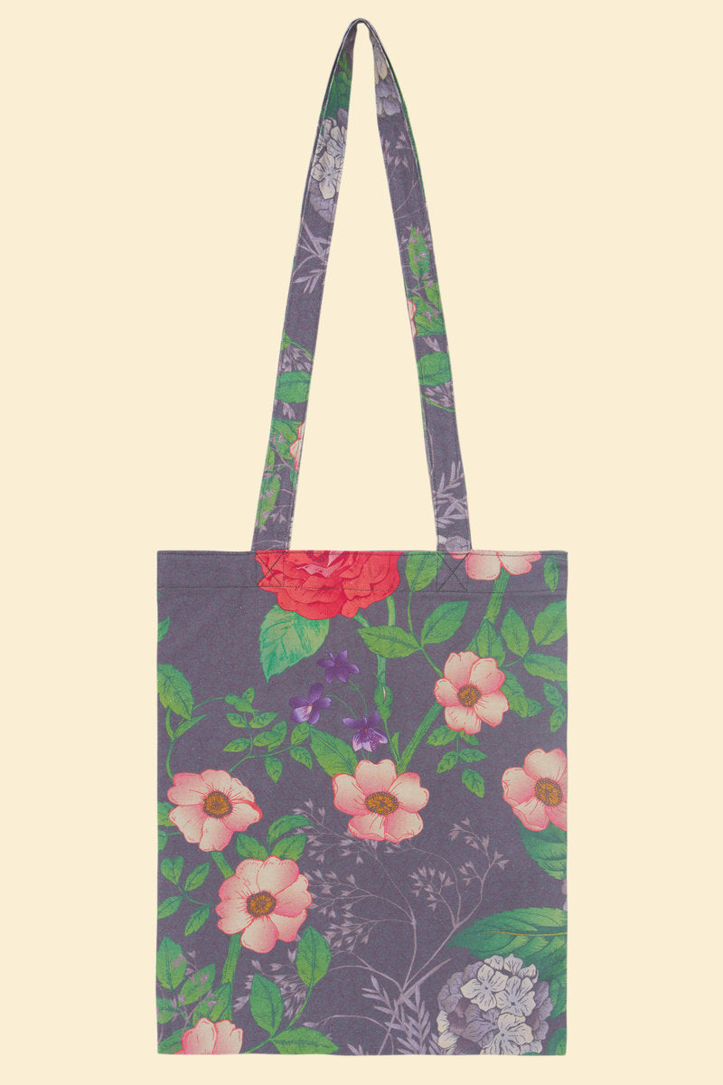 Powder Accessories Tote Bag - Hedgerow, Pewter