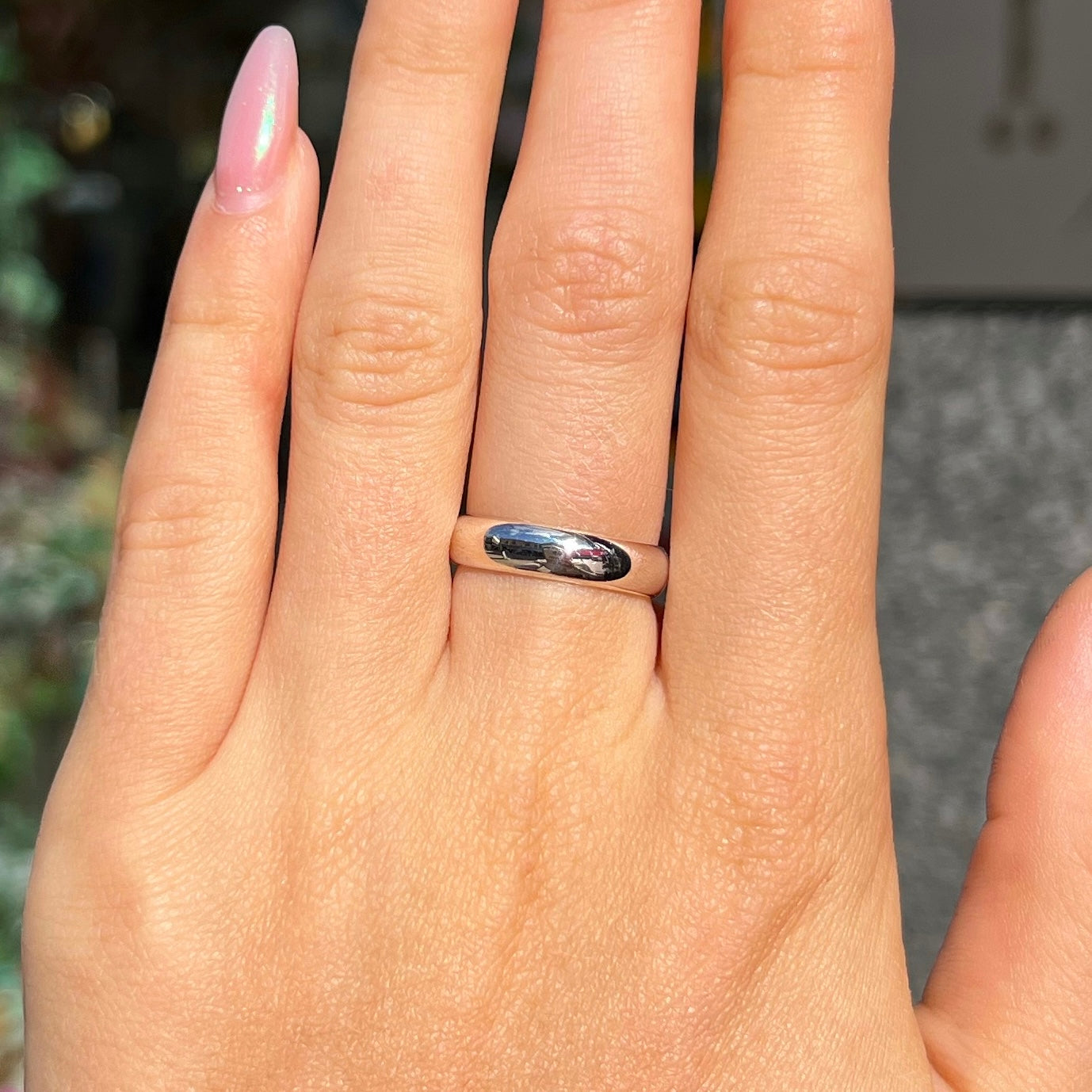 Sterling Silver Plain Band Ring