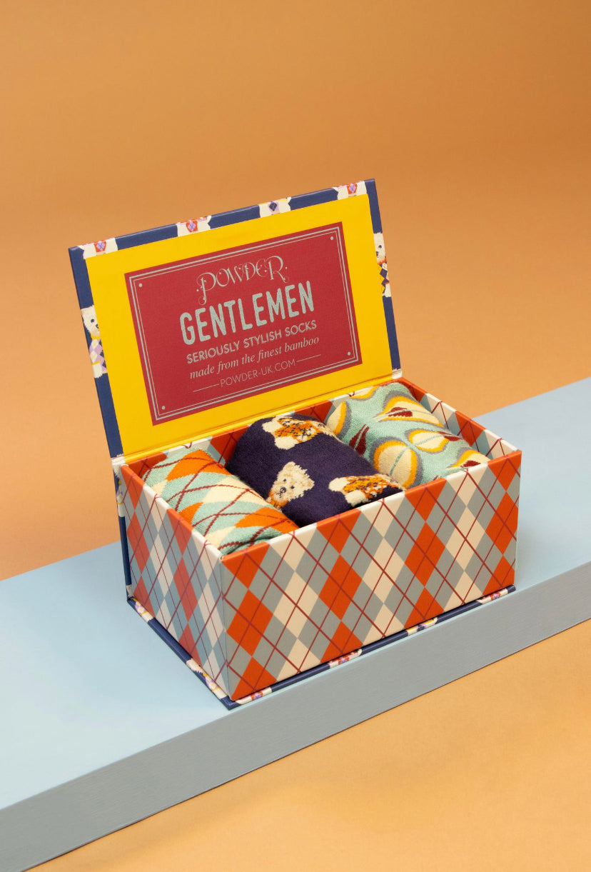 Men’s Socks Gift Box - Argyll Westie