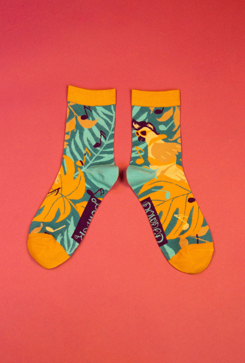 Men’s Socks - Elvis Cockatoo