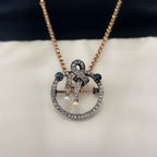 Victorian Sapphire, Pearl and Rose Cut Diamond Brooch
