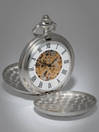 Celtic Knot Mechanical Double-Hunter Pocket Watch | Gents