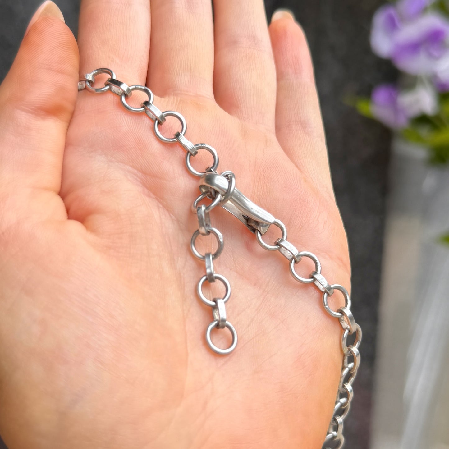 Smoky Quartz Sterling Silver Statement Gemstone Necklace