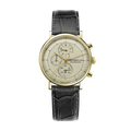 Herbelin Inspiration Steel Gold Watch with Brown Leather Strap