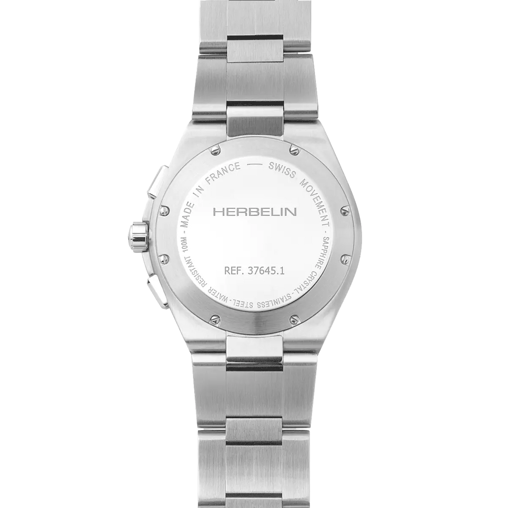 Herbelin Cap Camart Gents Stainless Steel Blue Dial Watch