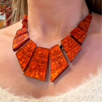 Chunky Orange Necklace | Watch This Space