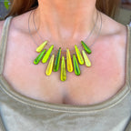 Pre-Order | Lime Green and Yellow Icicle Necklace | Watch This Space