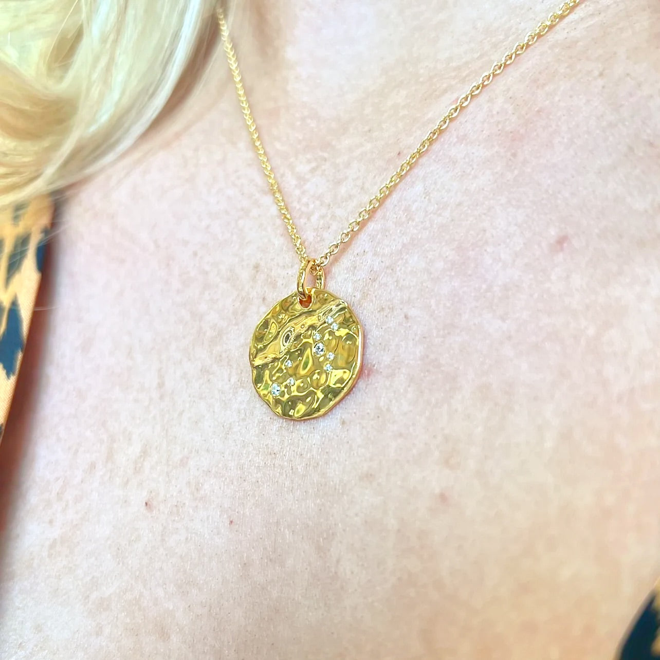 9ct Yellow Gold Plated Star Sign Constellation Necklace