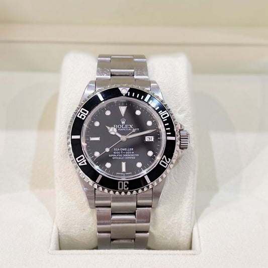 Pre-owned Stainless Steel Rolex Sea-Dweller 4000 Gent's Watch