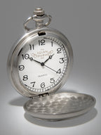 Rose Motif Quartz Pocket Watch | Gents