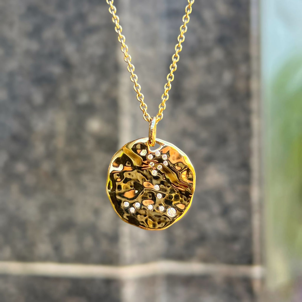 9ct Yellow Gold Plated Star Sign Constellation Necklace
