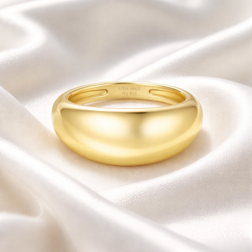 Gold Bold Dome Ring | Ania Haie