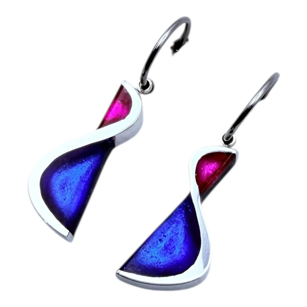 Turquoise Elongated Rectangles Drop Earrings | Watch This Space
