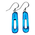 Turquoise Elongated Rectangles Drop Earrings | Watch This Space