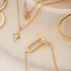 Pre-Order | 14ct Gold Plated Cubic Zirconia Glam Interlock Necklace | Ania Haie