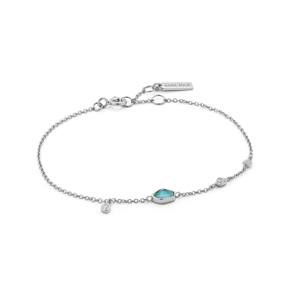Turquoise Discs Sterling Silver Bracelet | Ania Haie