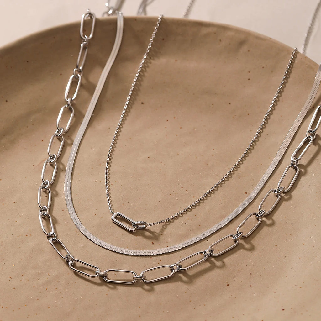 Sterling Silver Cubic Zirconia Glam Interlock Bracelet | Ania Haie