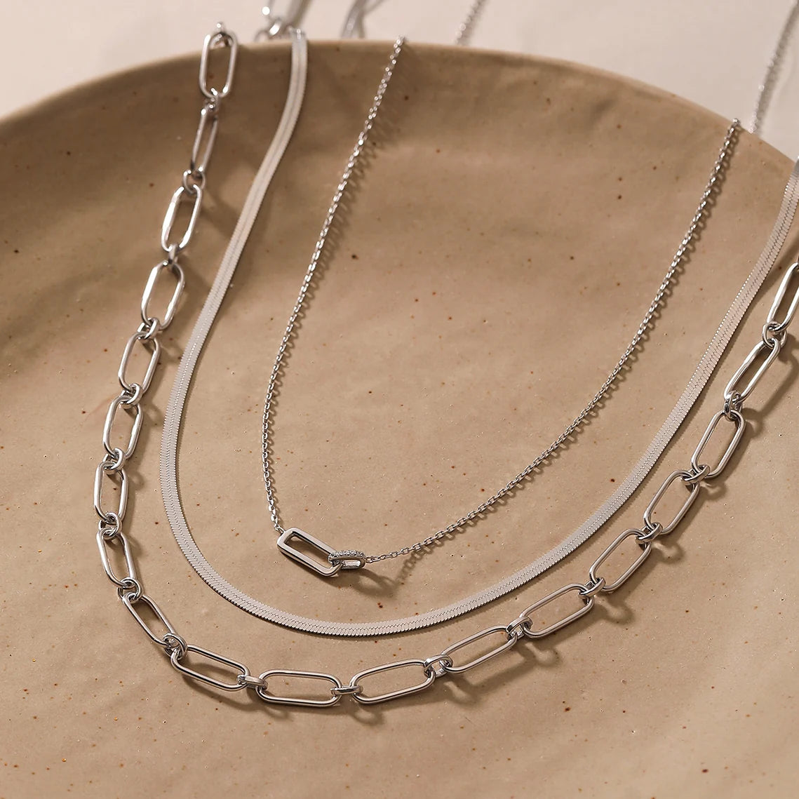 Sterling Silver Cubic Zirconia Glam Interlock Bracelet | Ania Haie