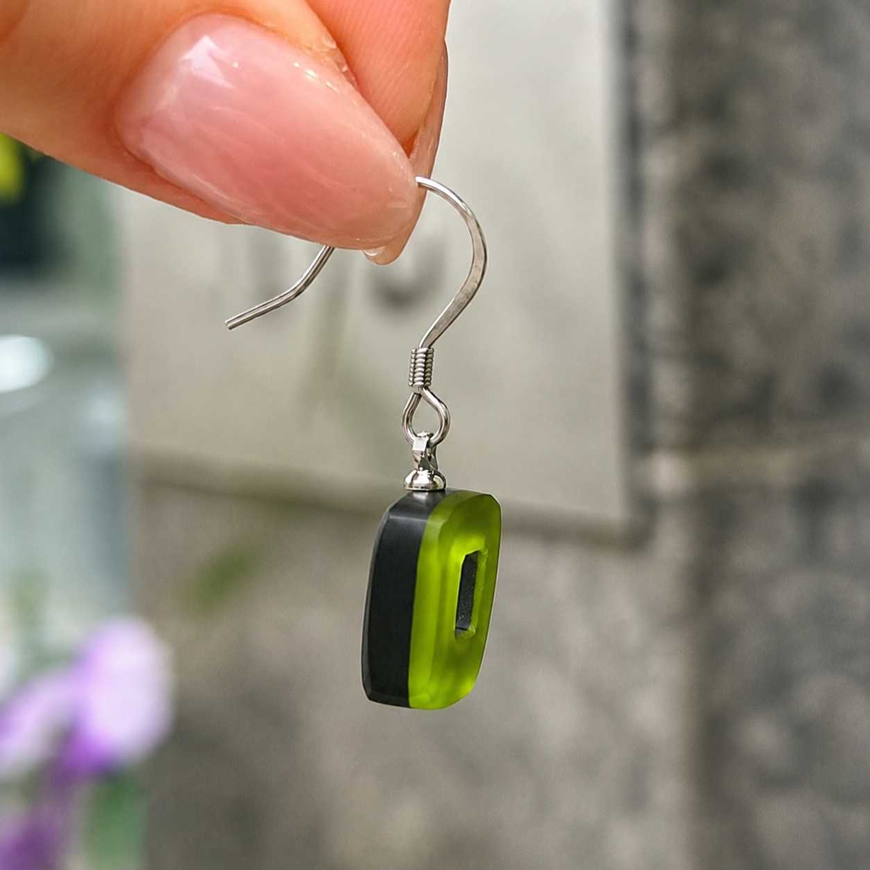 Pre-Order | Zest Hollow Square Drop Earrings | Watch This Space