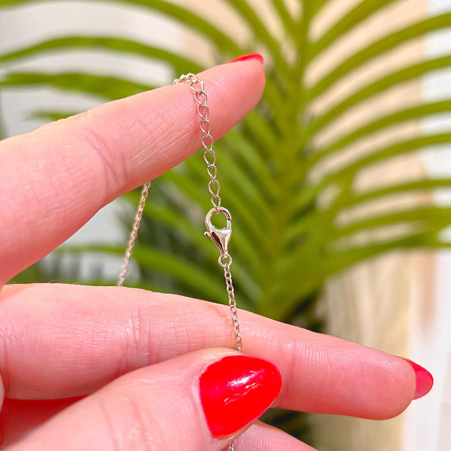 Cubic Zirconia Sterling Silver Heart Necklace