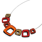 Chilli Hollow Squares Necklace | Watch This Space