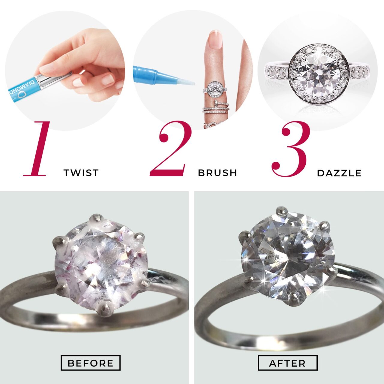 Diamond Dazzle Stick - Jewellery Cleaner
