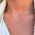 Silver Kiss Pavé Necklace | Ania Haie